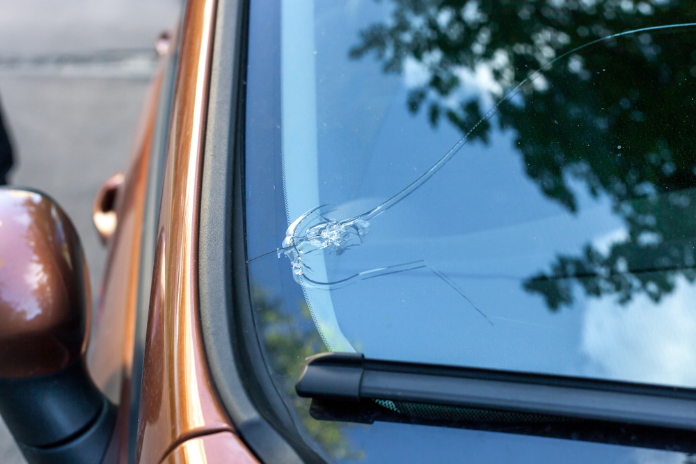 Windshield damage image